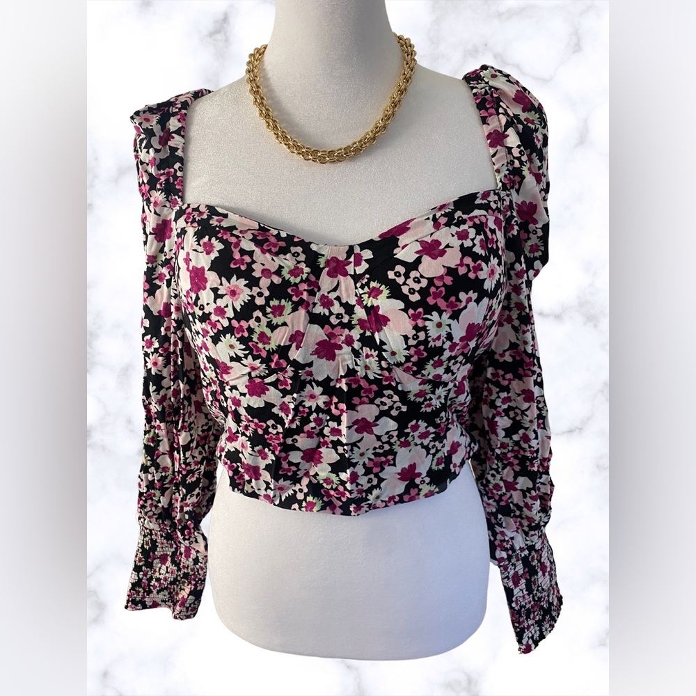 Floral Cropped Top